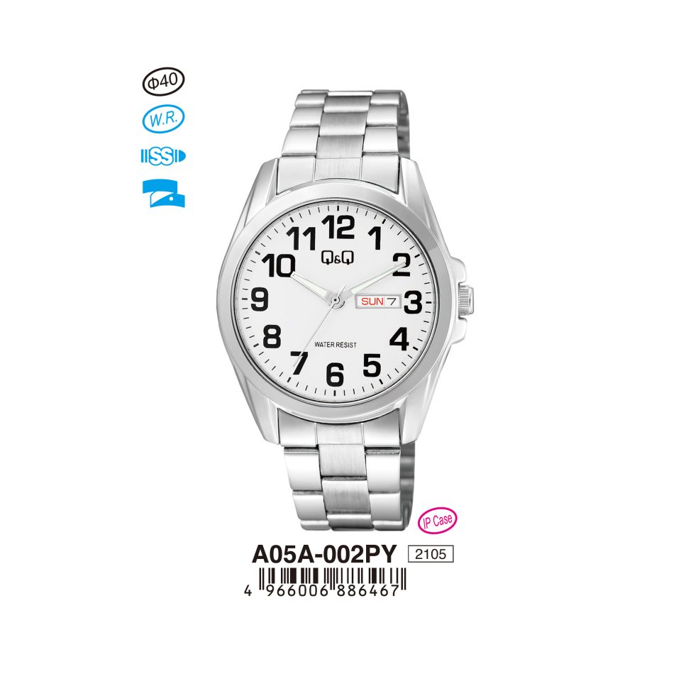 Q&Q A05A002PY Jam Tangan Pria