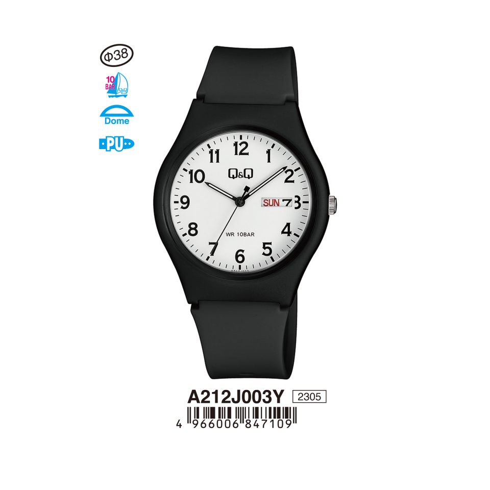 Q&Q A212J003Y Jam Tangan Pria