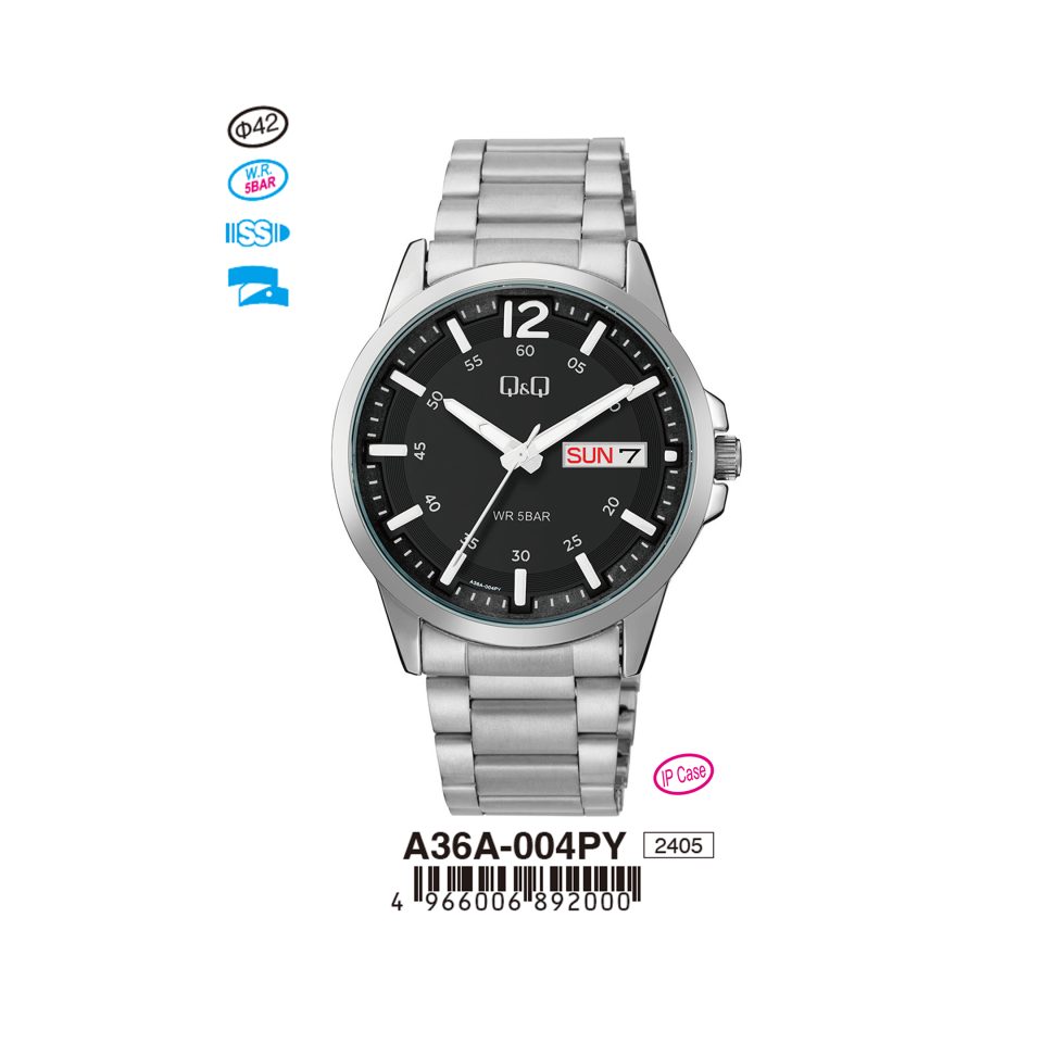 Q&Q A36A004PY Jam Tangan Pria