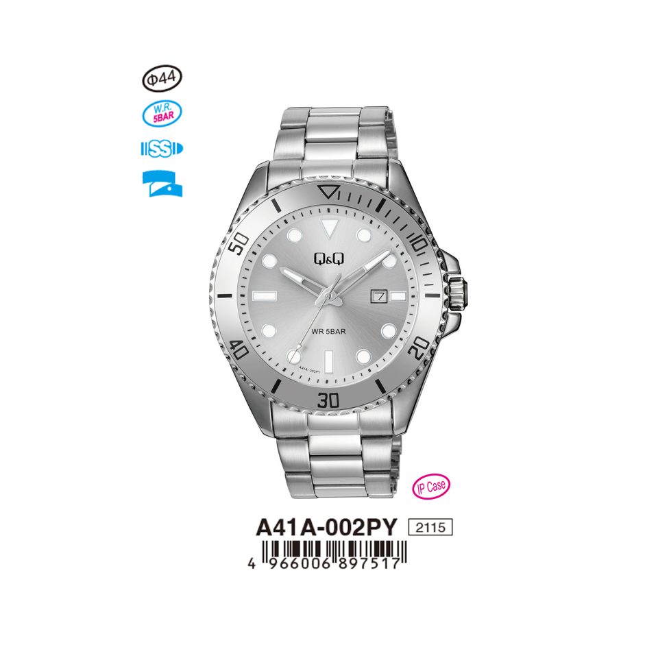 Q&Q A41A002PY Jam Tangan Pria