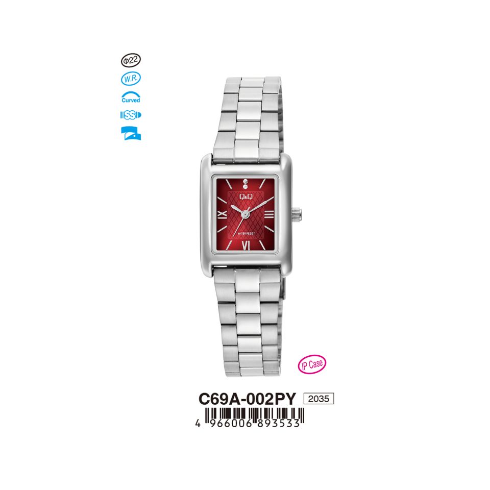 Q&Q C69A-002PY Jam Tangan Wanita