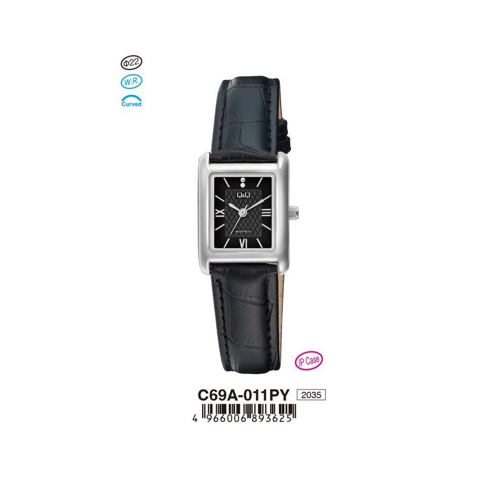 Q&Q C69A-011PY Jam Tangan Wanita