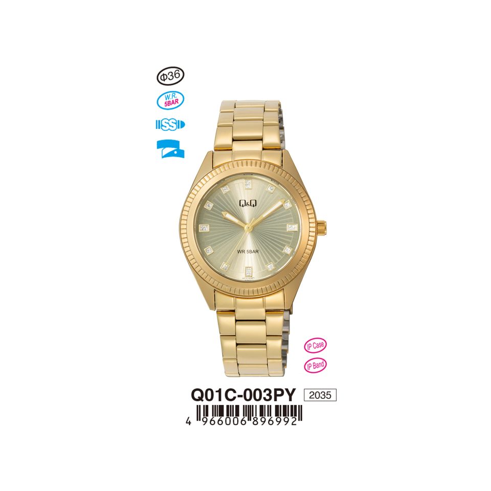 Q&Q Q01C003PY Jam Tangan Wanita