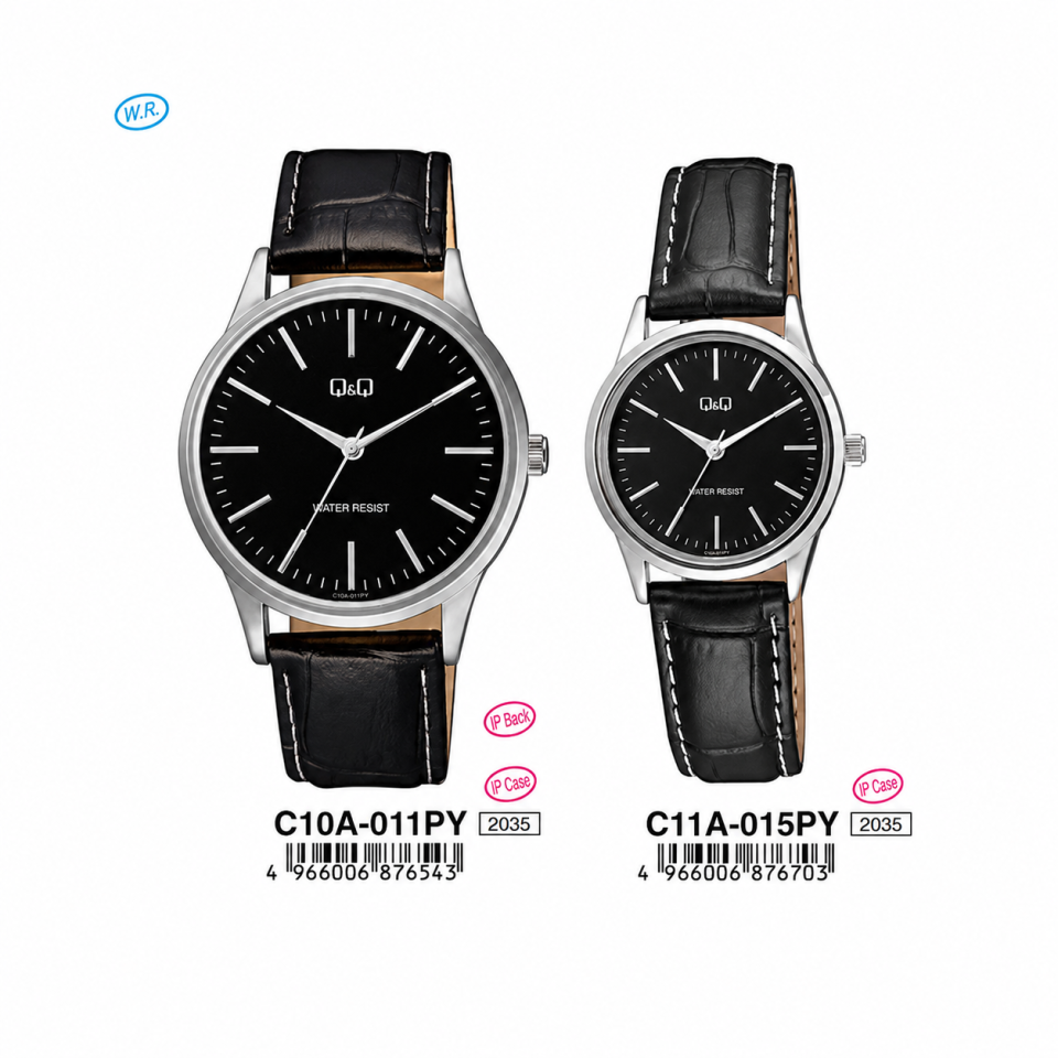 Q&Q C10A011PY - C11AA015PY Jam Tangan Couple