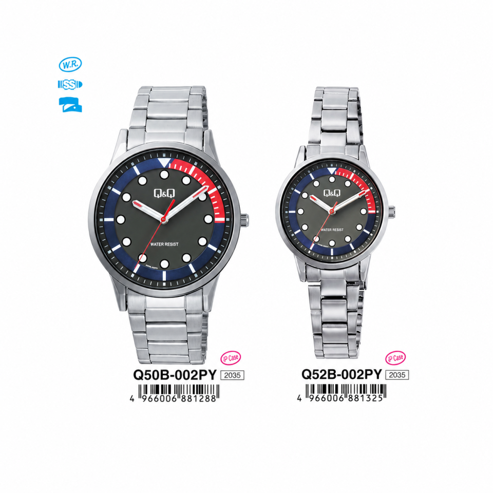 Q&Q Q50B002PY - Q52B002PY Jam Tangan Couple
