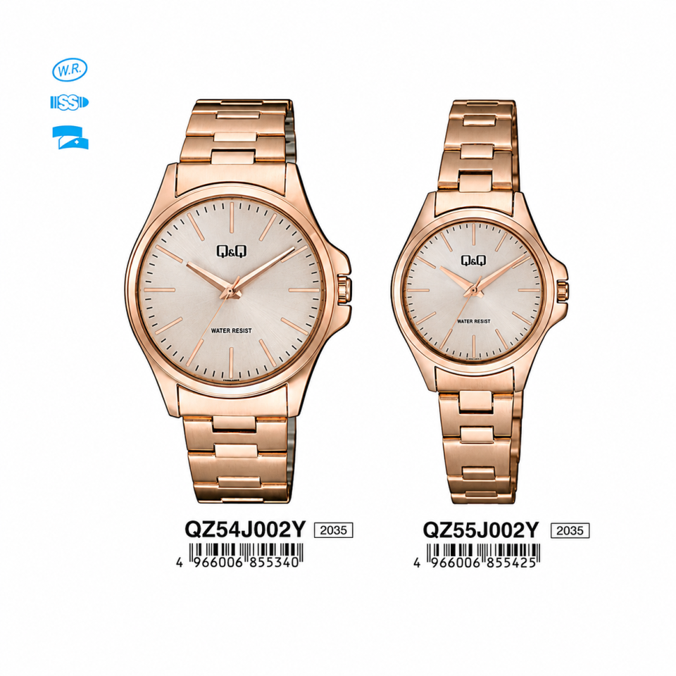 Q&Q QZ54J002Y - QZ55J002Y Jam Tangan Couple
