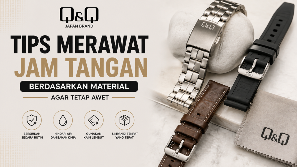 merawat jam tangan Q&Q Indonesia