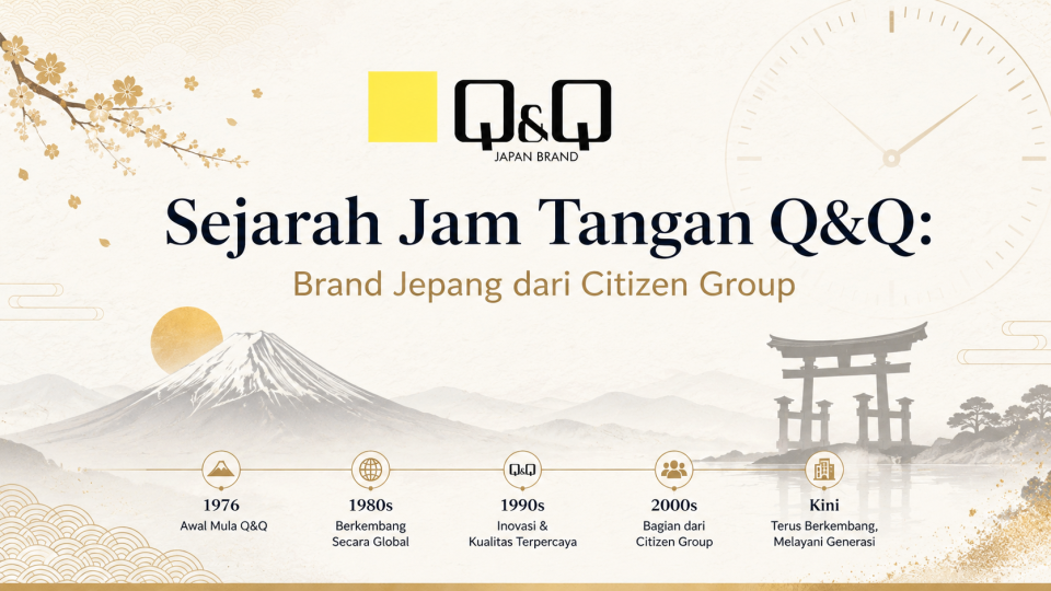 sejarah jam tangan Q&Q Indonesia
